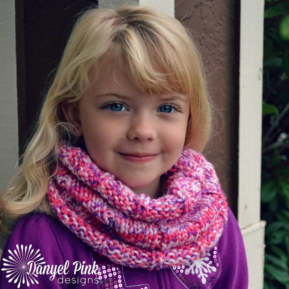Knit child scarf free pattern