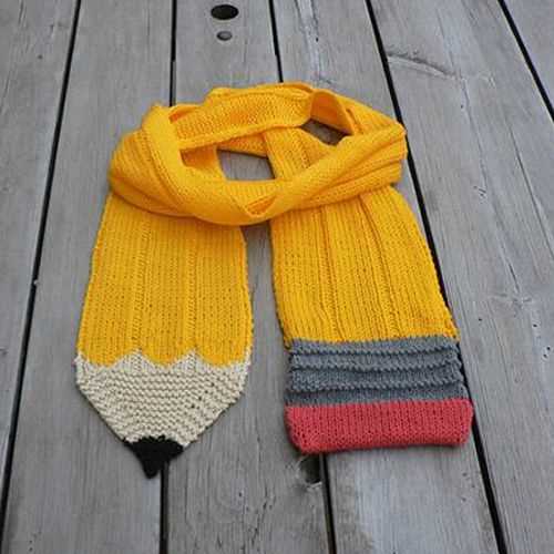 Knit child scarf free pattern