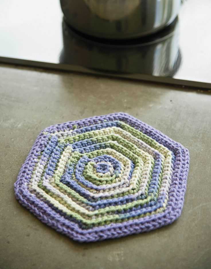 Knit hot pad pattern