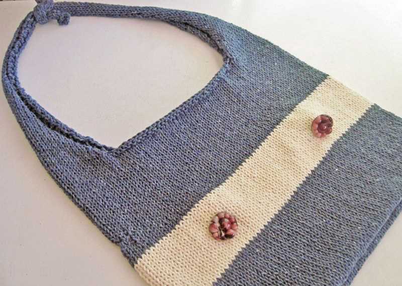 Knit market bag pattern free