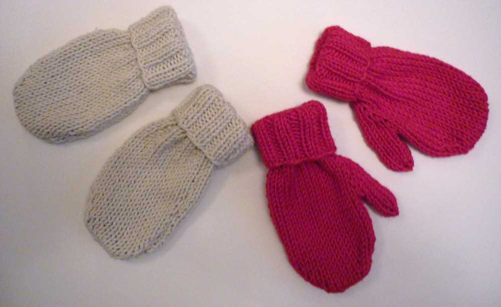 Knit mittens pattern free