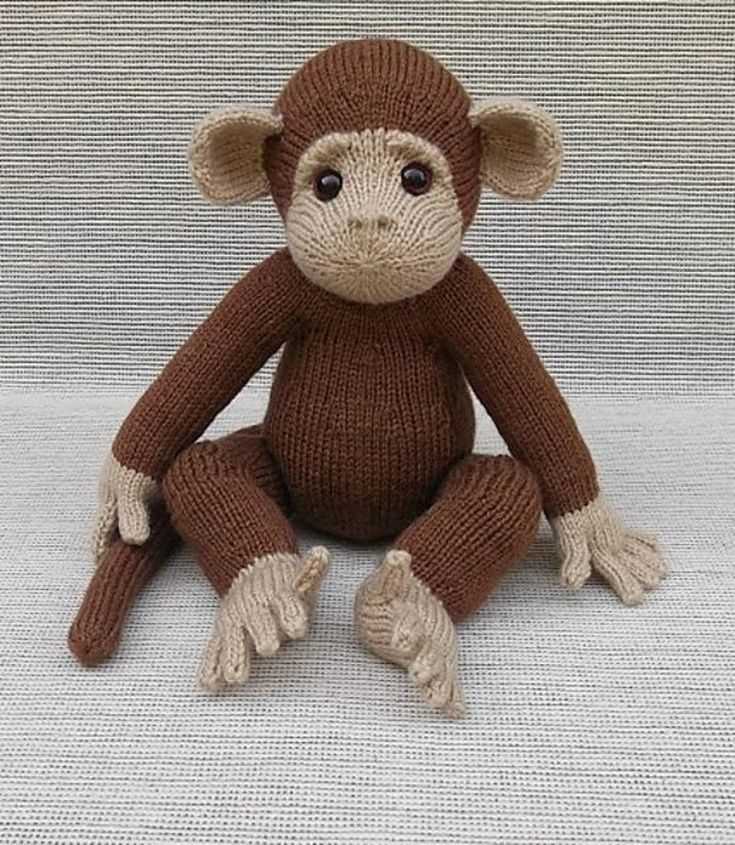 Knit monkey pattern