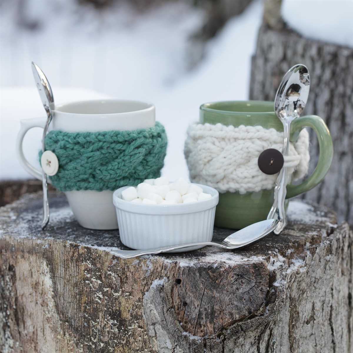 Knit mug cozy pattern free