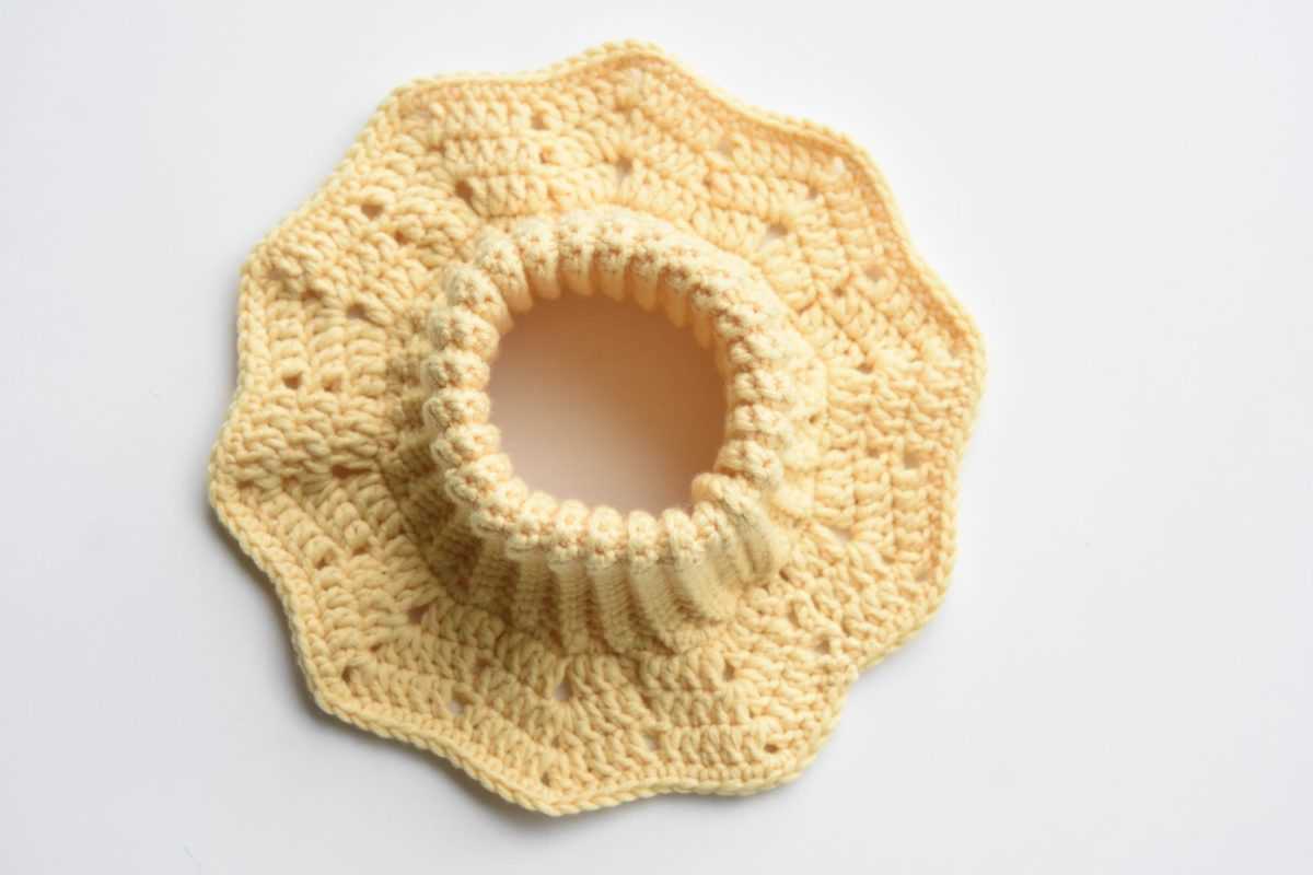 Knit pattern for neck warmer