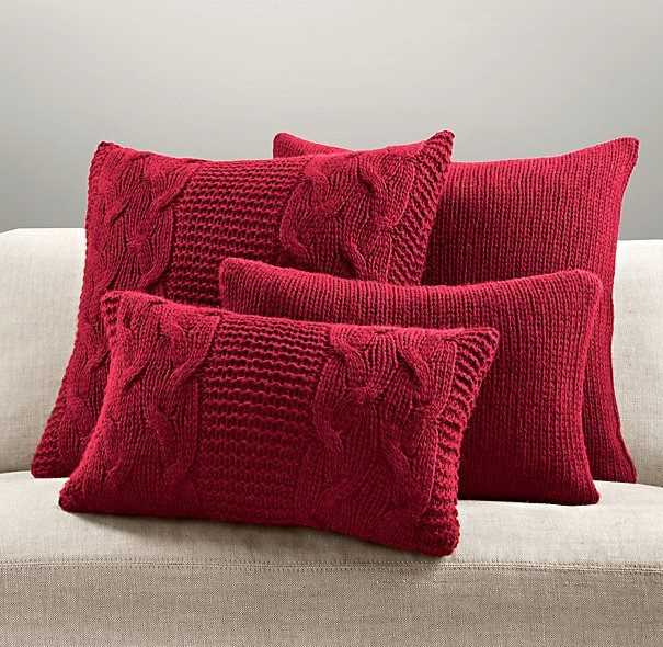 Knit pillow pattern