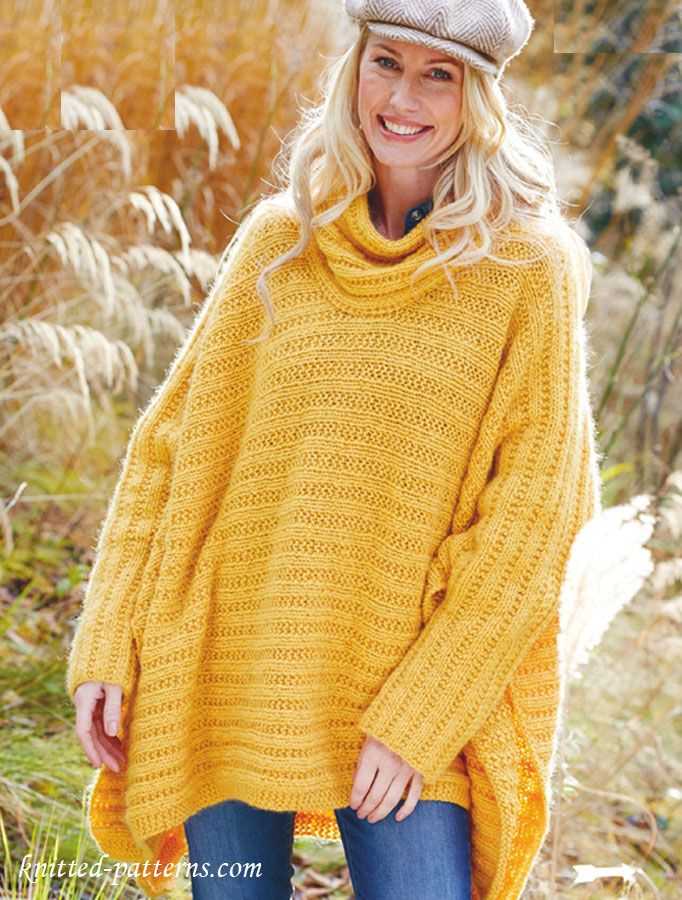 Knit poncho patterns