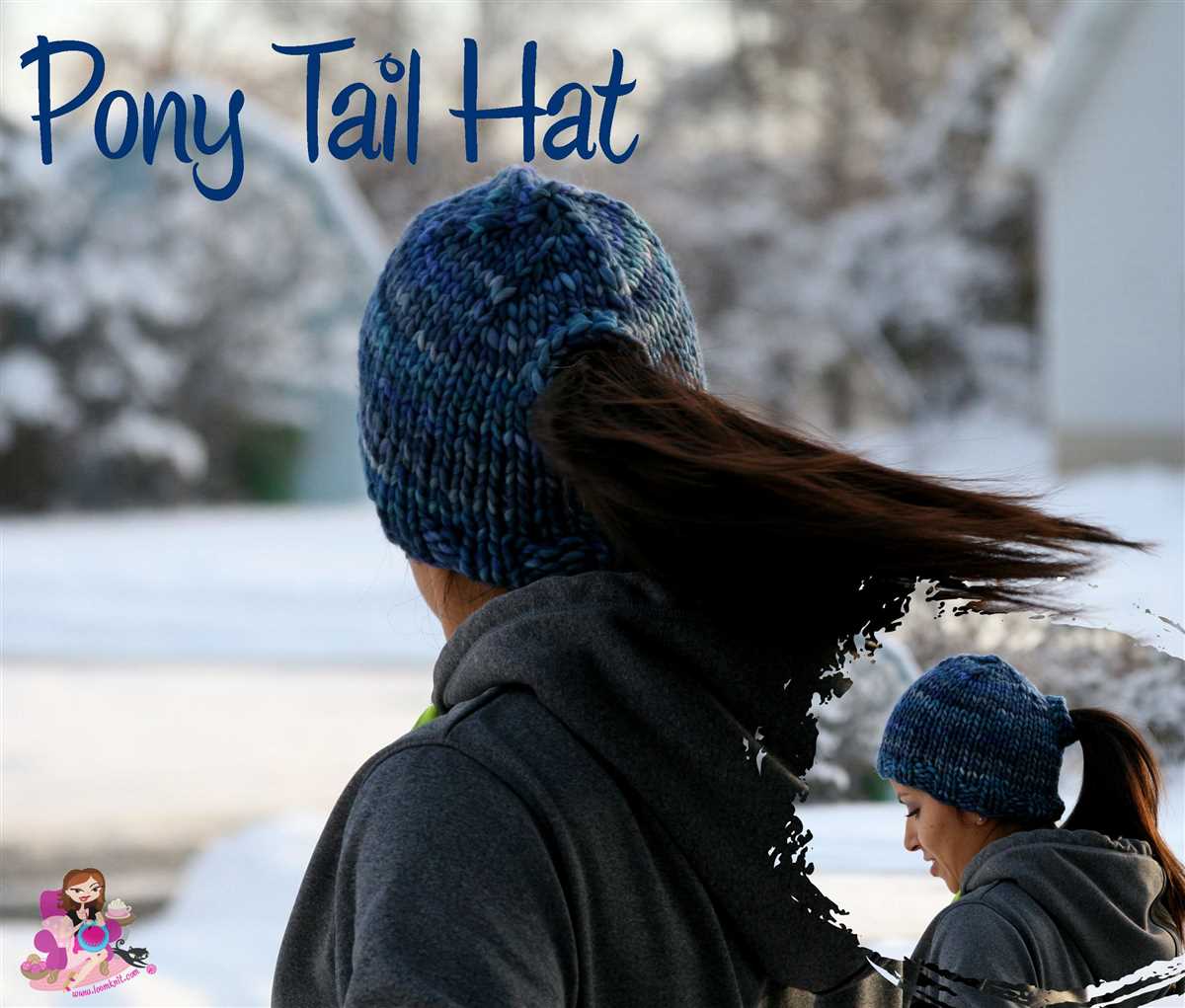 Knit ponytail hat pattern free
