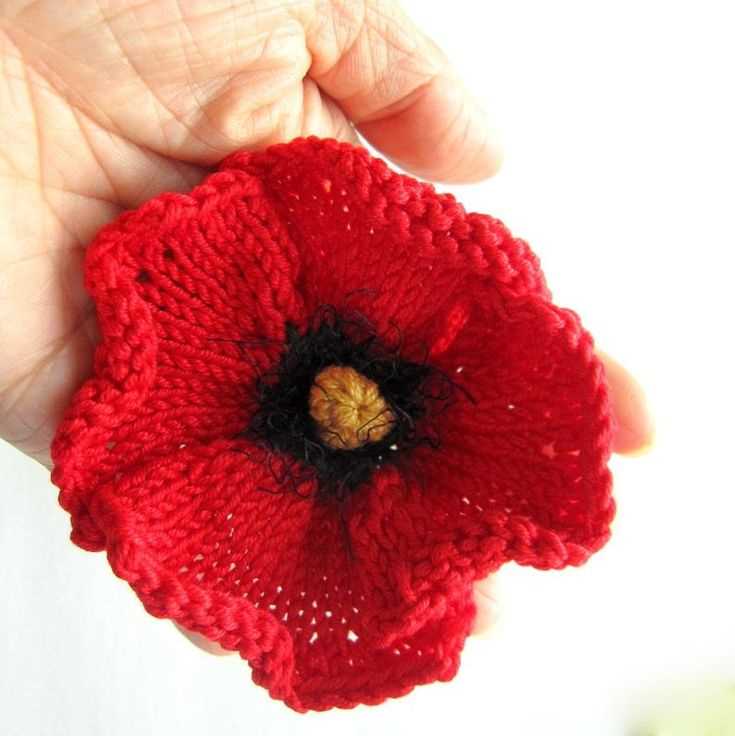 Knit poppy pattern free