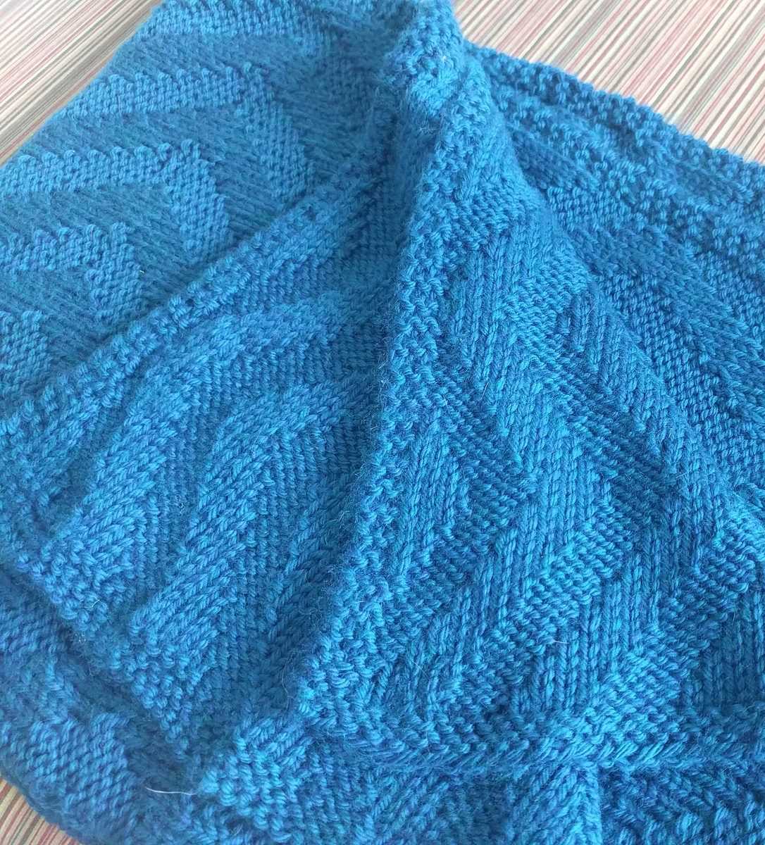 Knit purl patterns for blanket