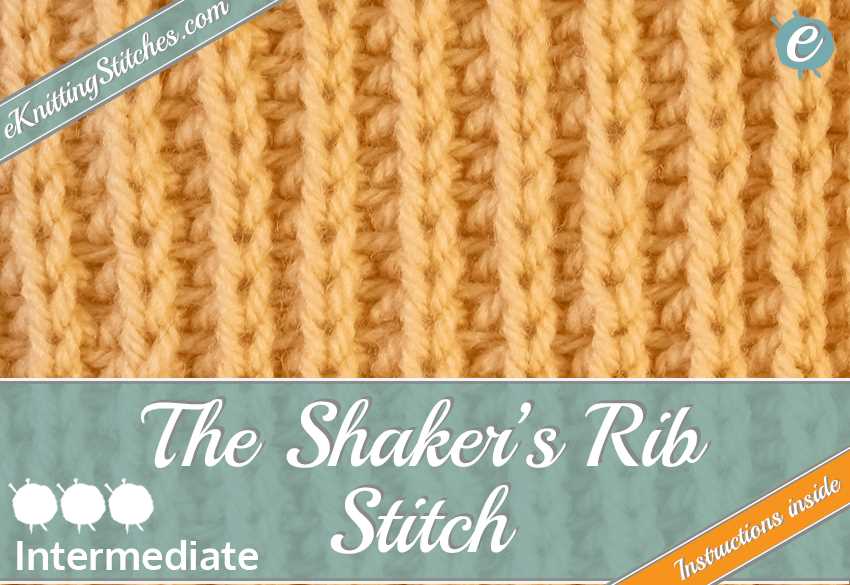 Knit rib pattern