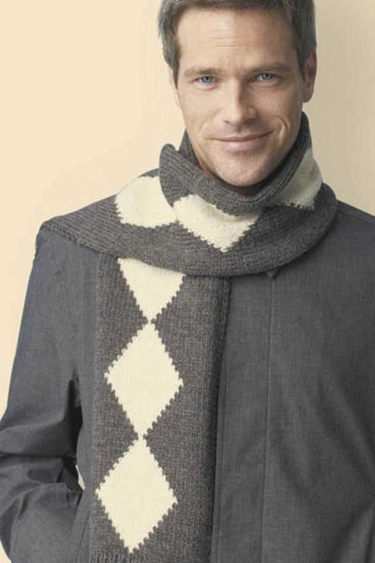 Knit scarf patterns for men