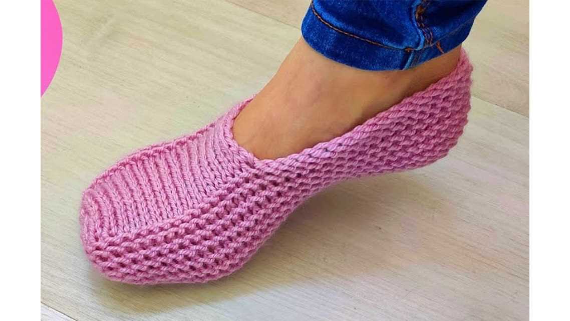 Knit slippers pattern free