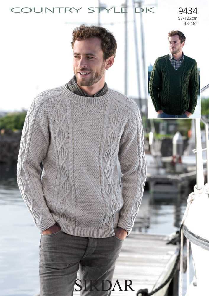 Knit sweater patterns men