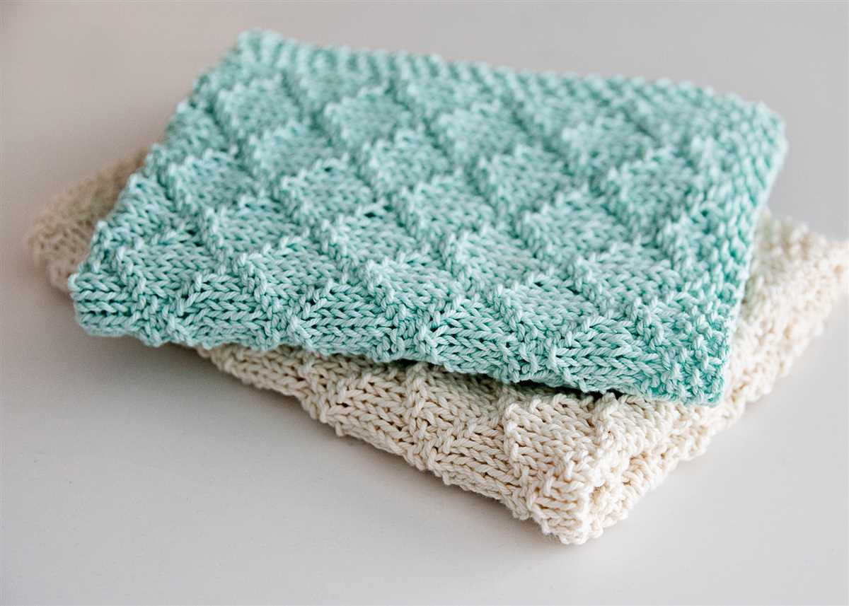 Knit towel pattern