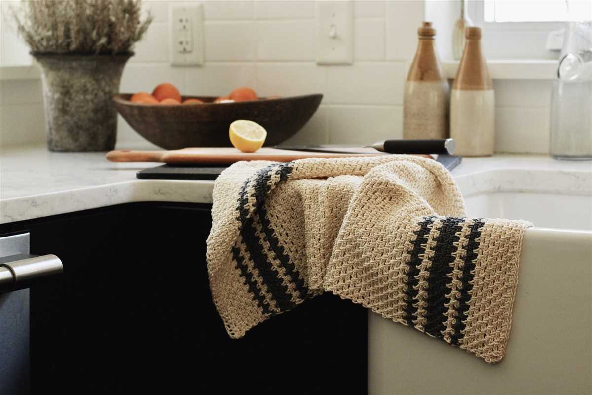 Knit towel pattern
