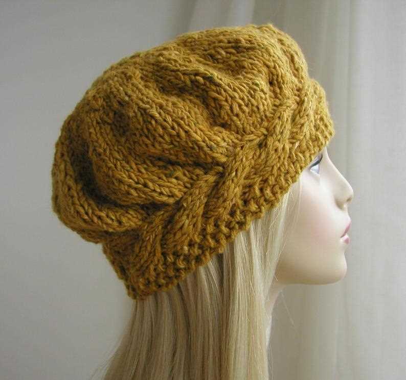 Knit a beret pattern