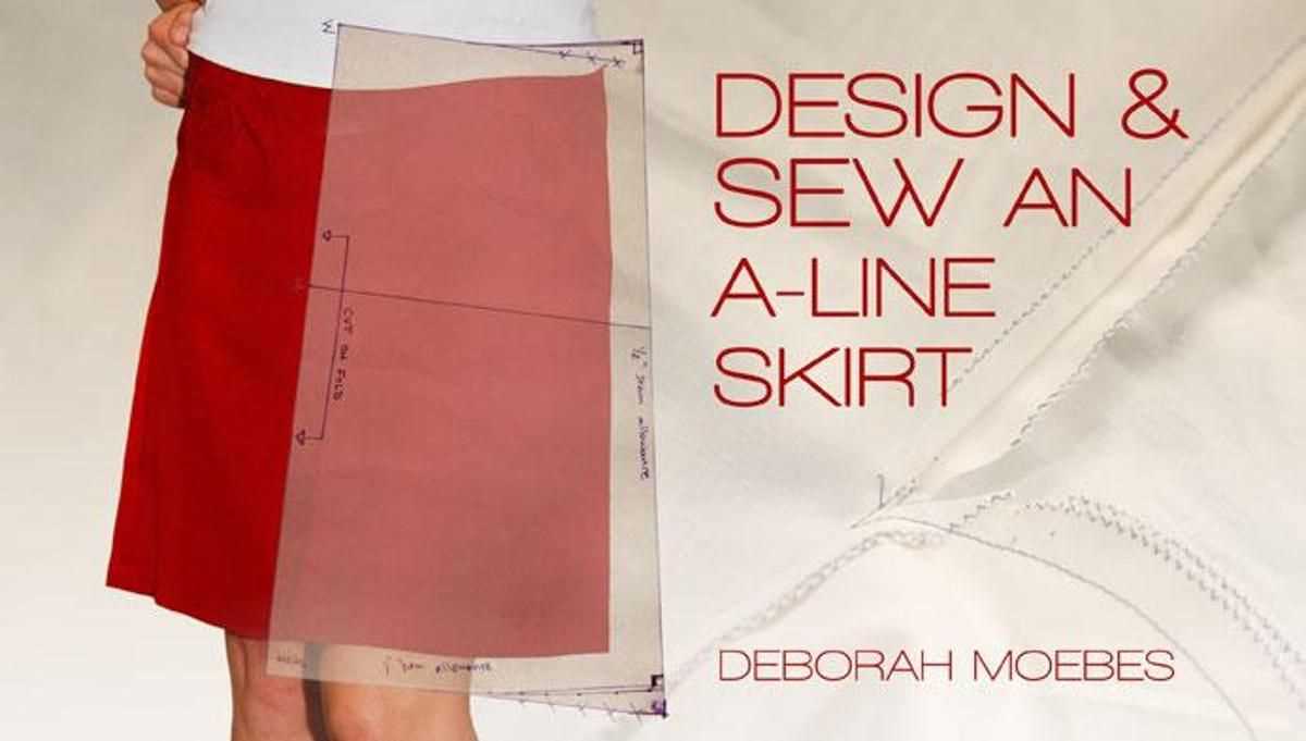 Knit a line skirt pattern