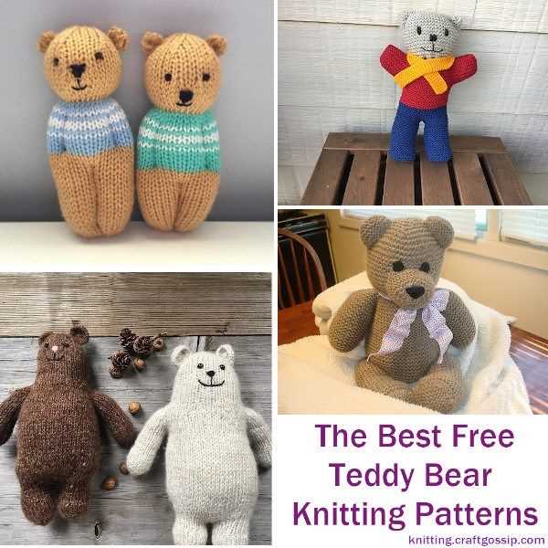 Knit a teddy bear free pattern