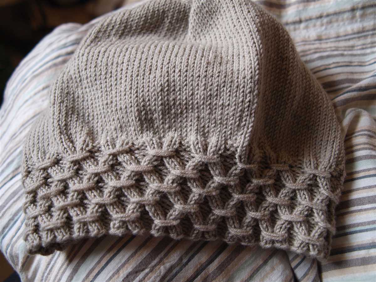 Knit and purl hat patterns