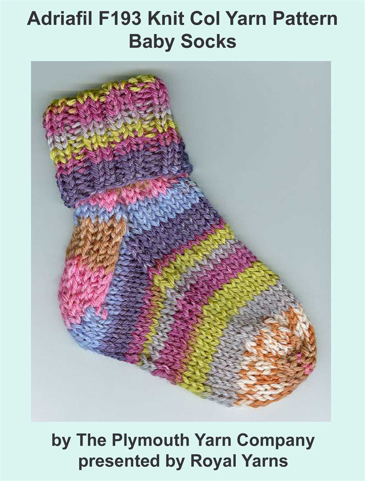 Knit baby socks pattern free