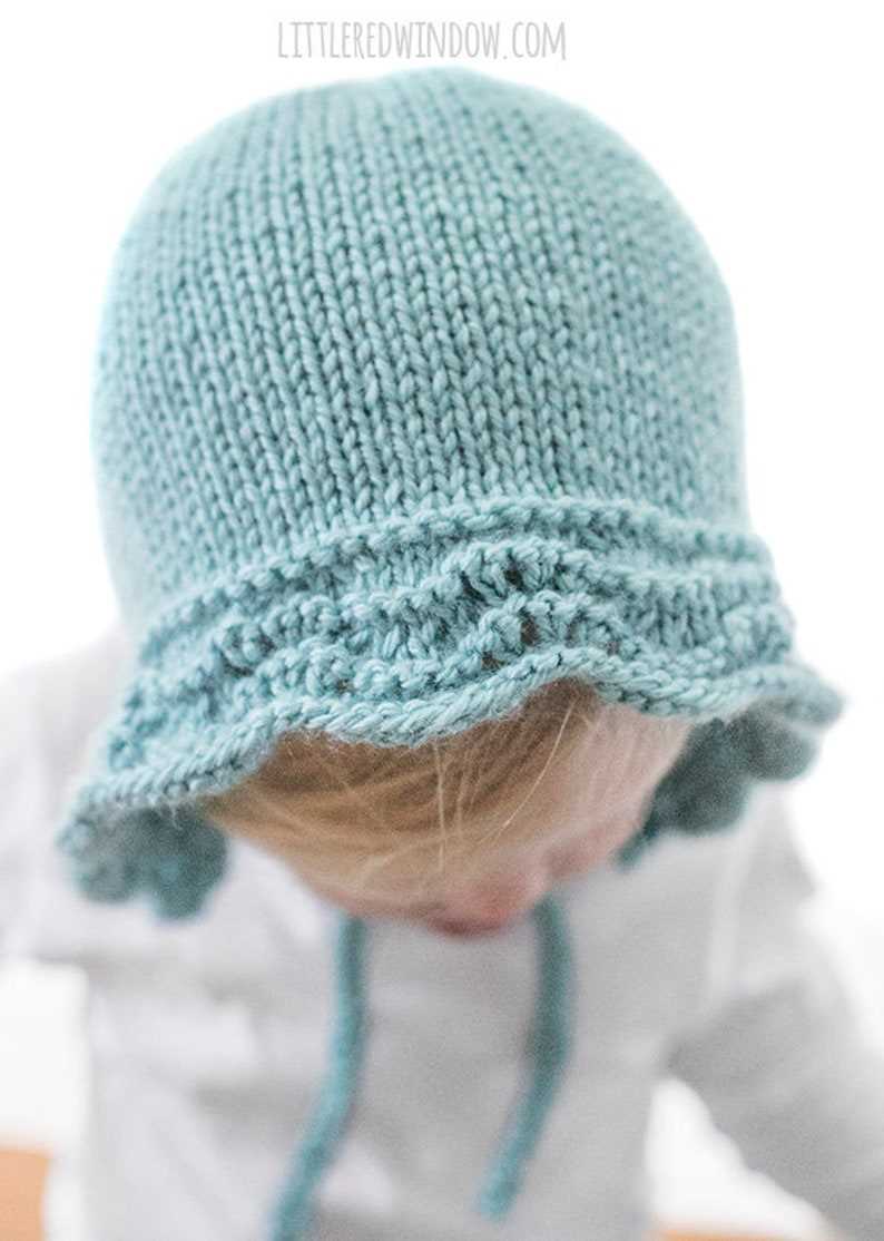 Knit bonnet pattern