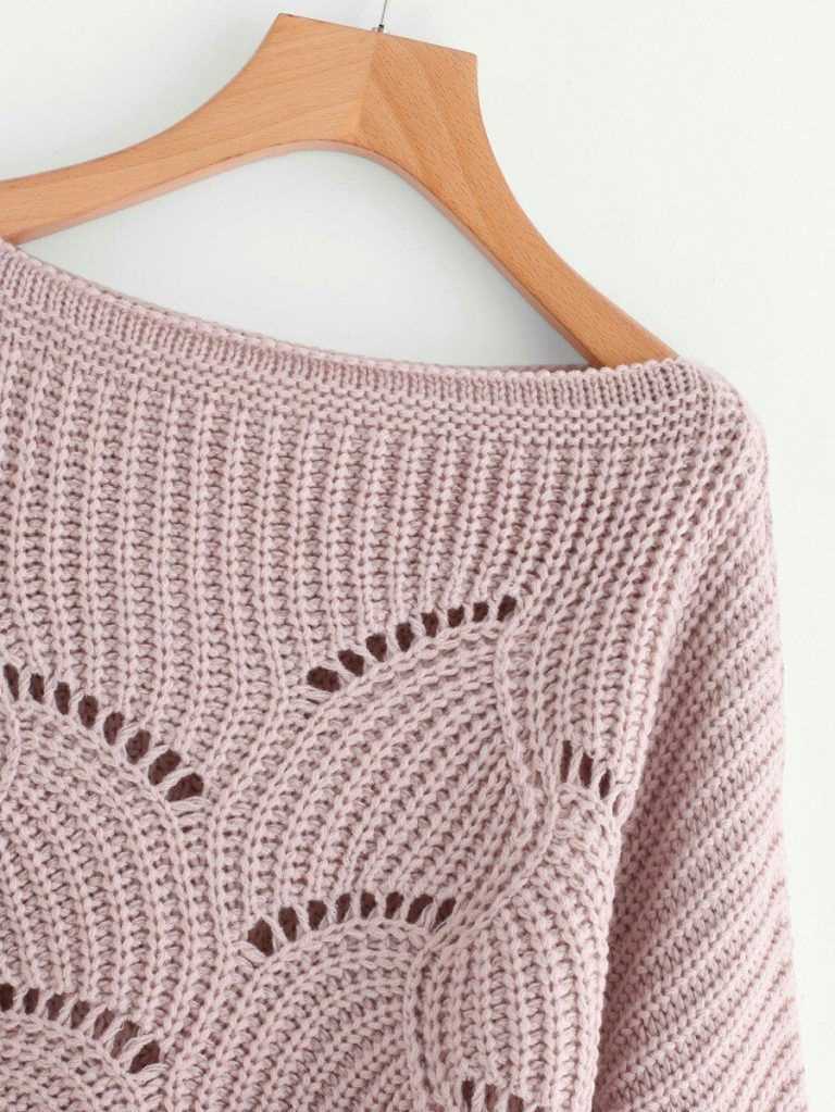 Knit breast pattern