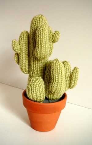 Knit cactus pattern free