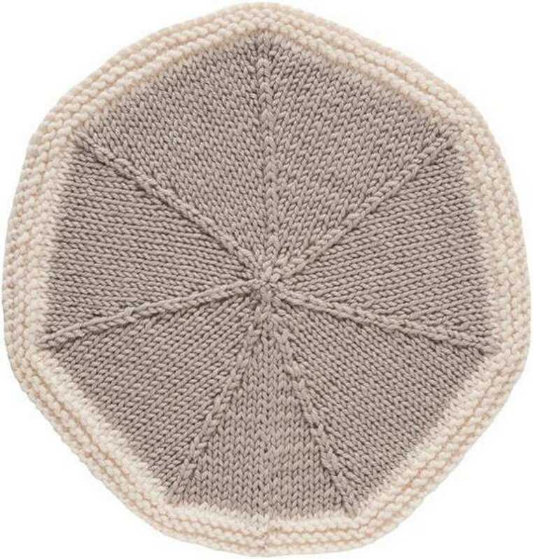 Knit circle pattern
