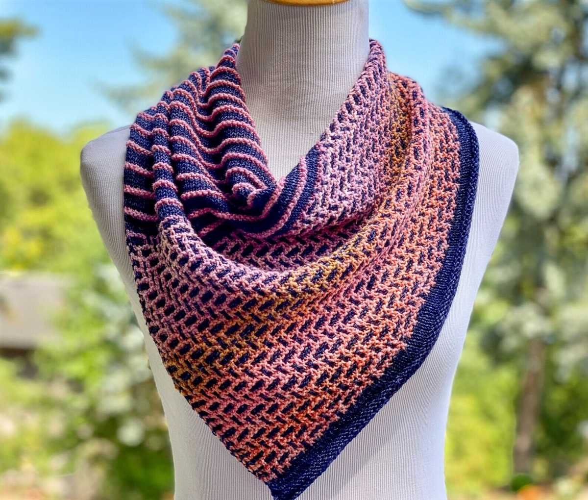 Knit cowl scarf pattern