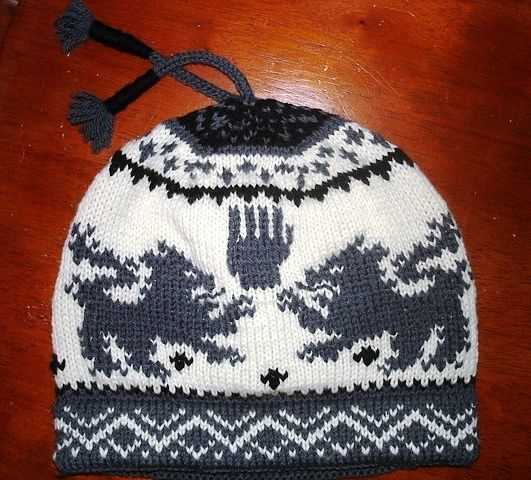 Knit deer hat pattern
