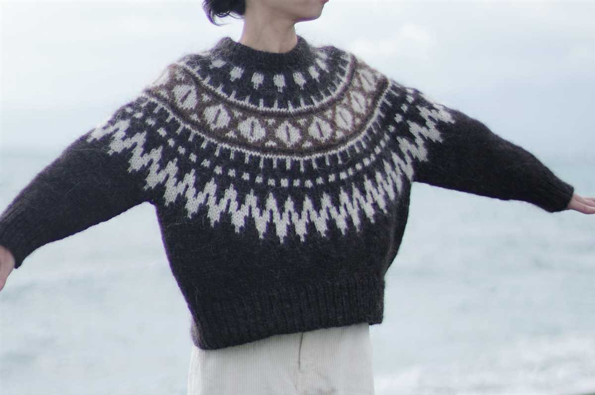 Knit dickie pattern