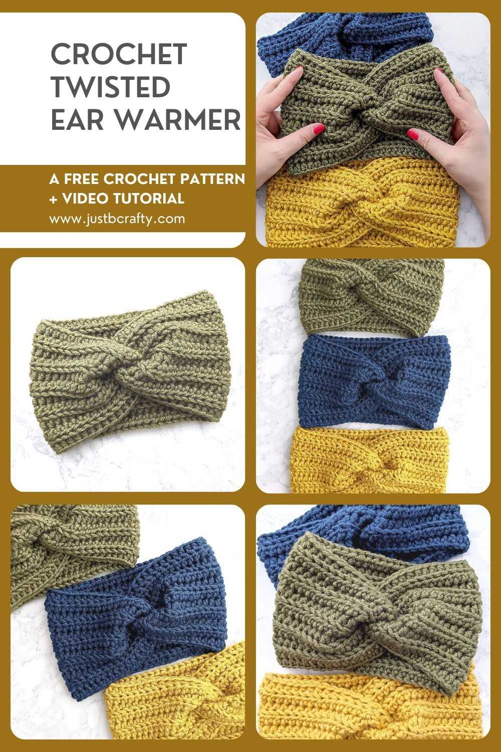 Knit ear warmer free pattern