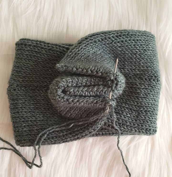 Knit ear warmer free pattern
