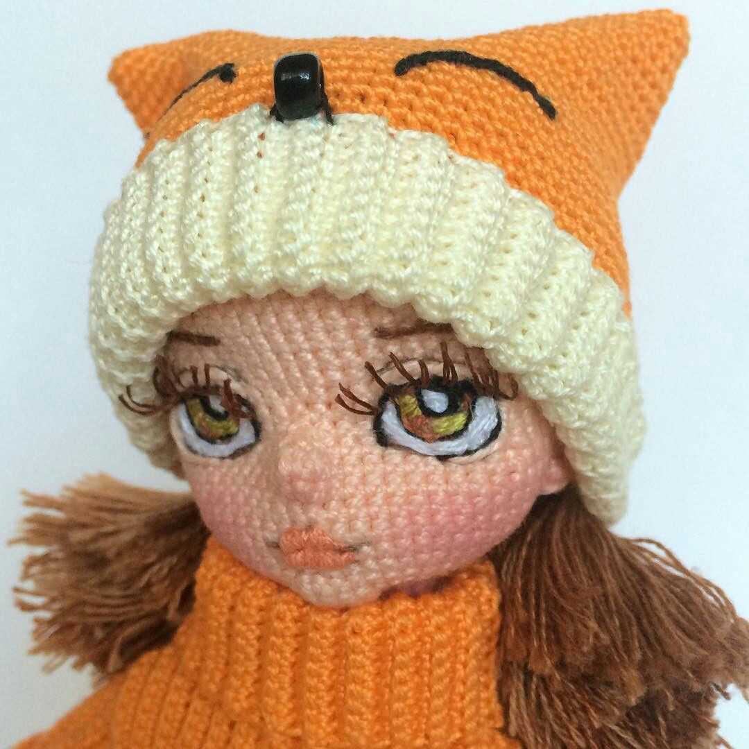 Knit eyes pattern