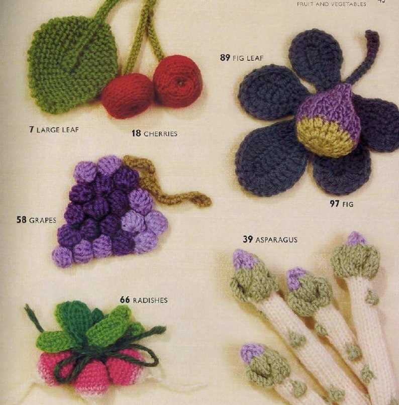 Knit flowers free patterns