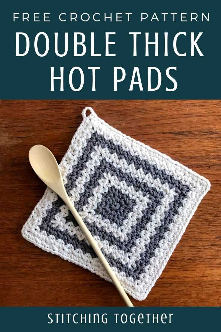Knit hot pad pattern