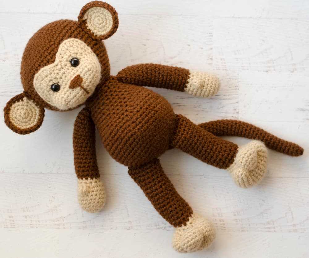 Knit monkey pattern