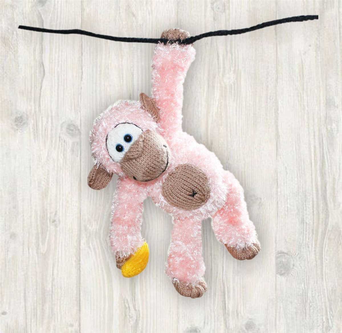 Knit monkey pattern