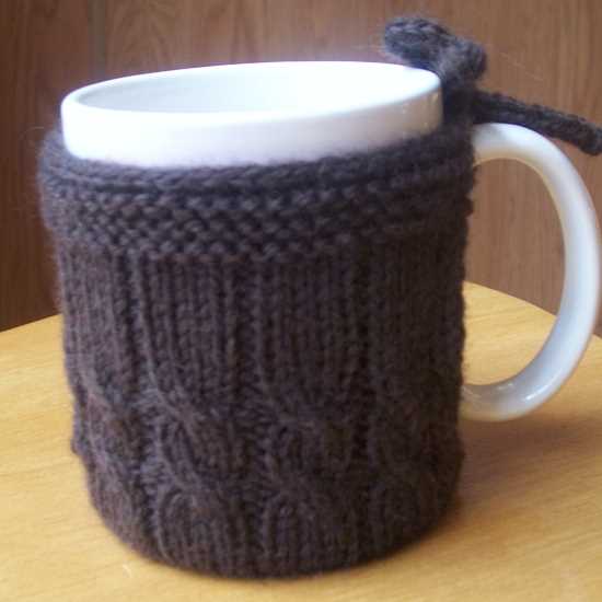 Knit mug cozy pattern free