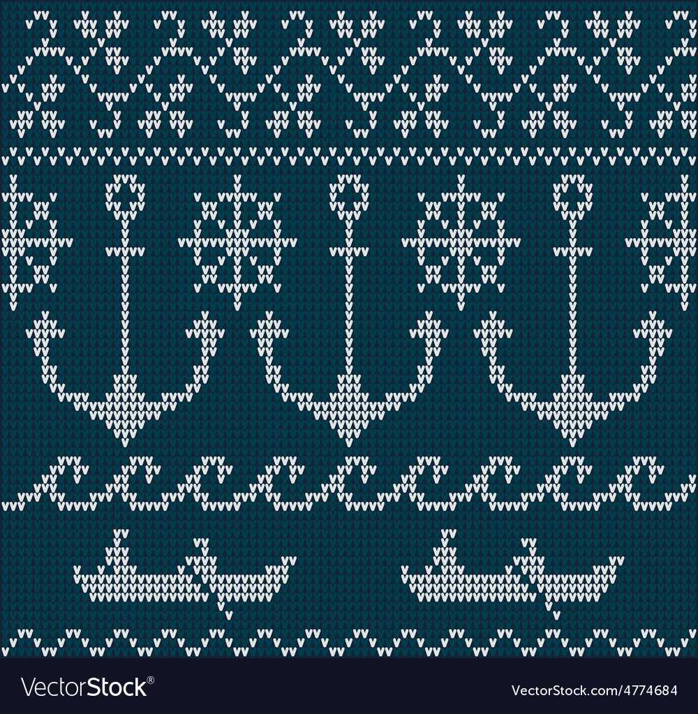 Knit ornament pattern