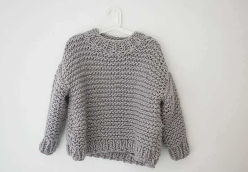 Knit pattern jumper