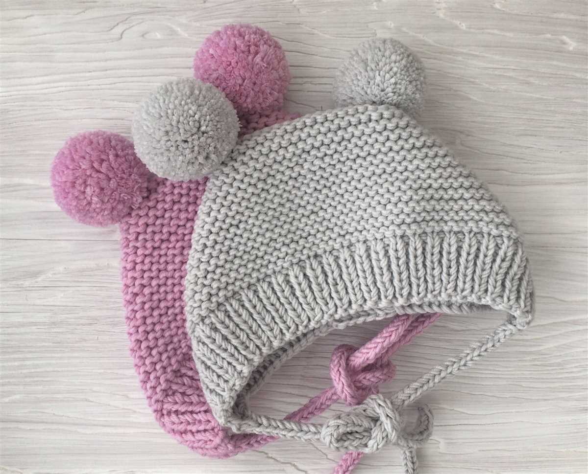 Knit patterns for baby hats