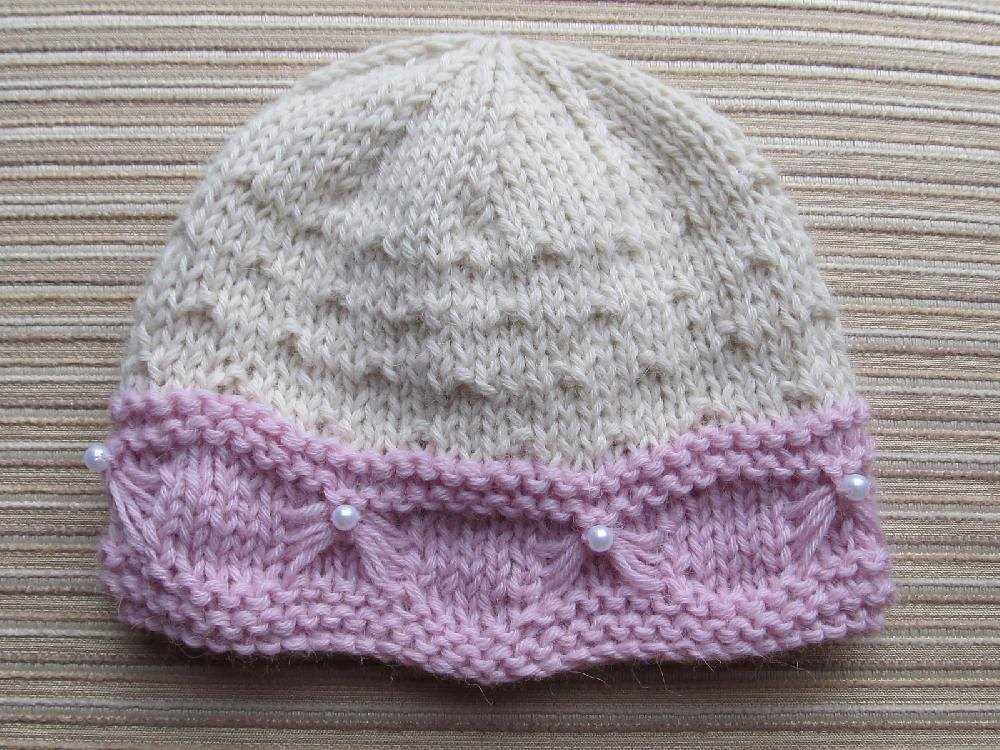 Knit patterns for baby hats