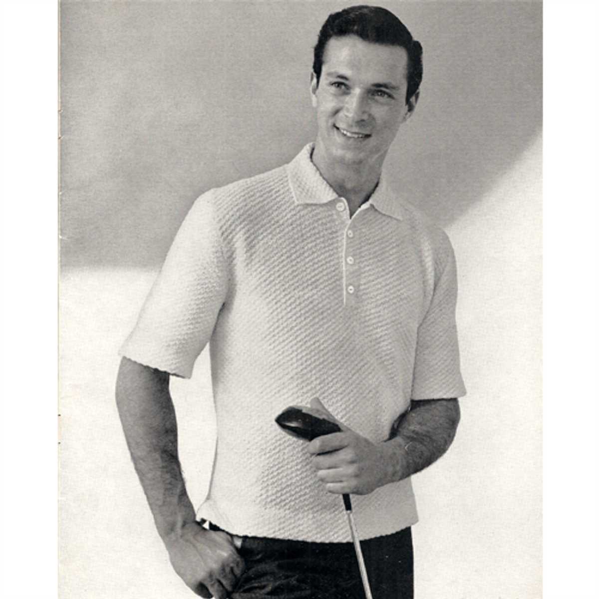 Knit polo shirt pattern