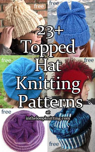 Knit ponytail hat pattern free