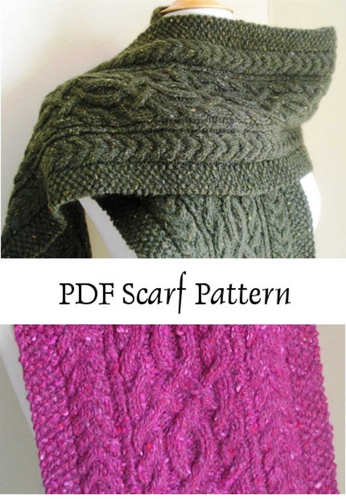 Knit scarf pattern free
