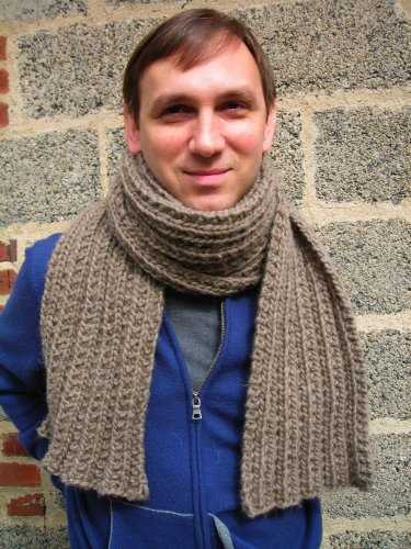 Knit scarf patterns for men