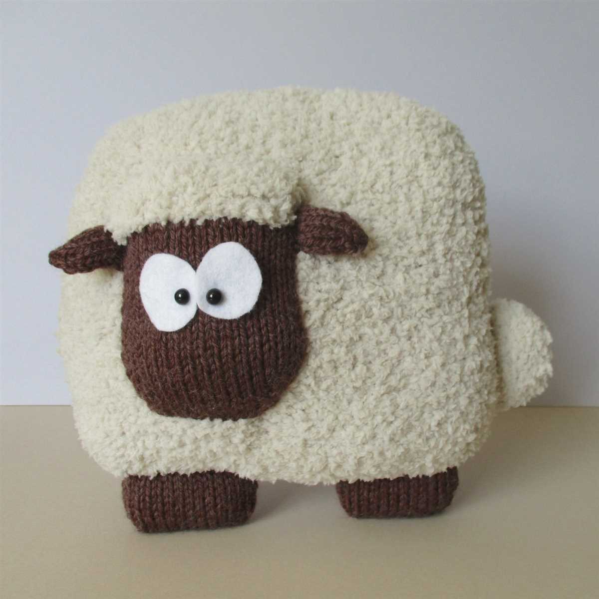 Knit sheep pattern