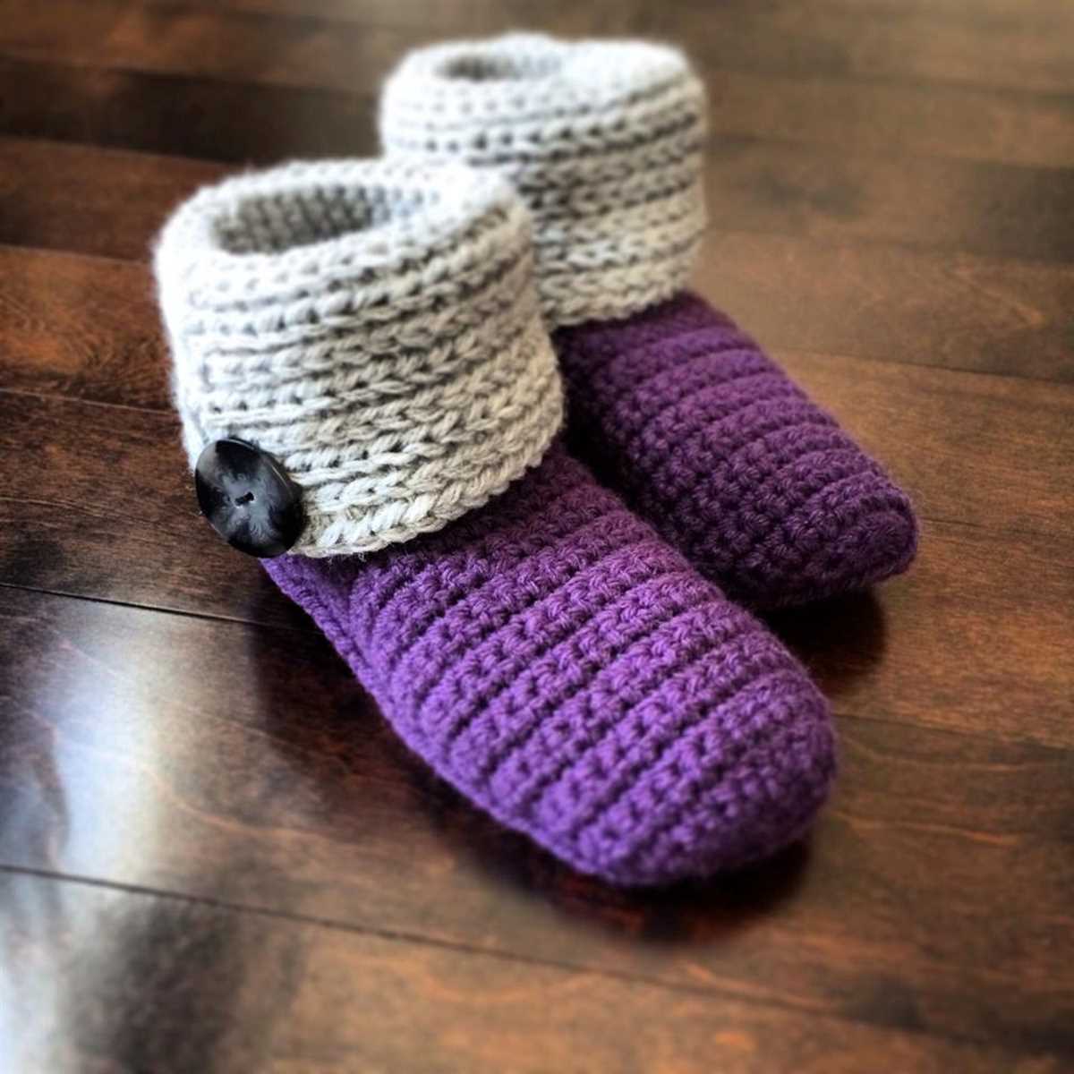Knit slippers pattern