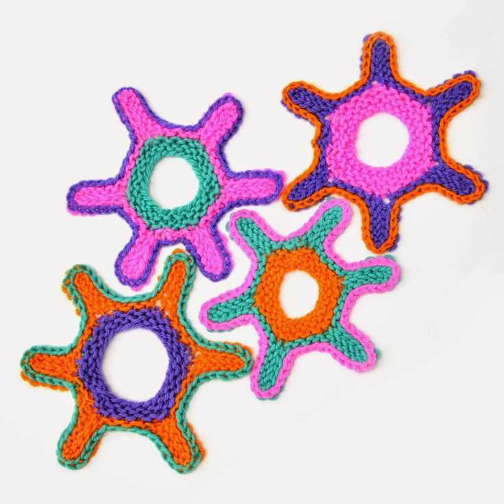 Knit stars pattern